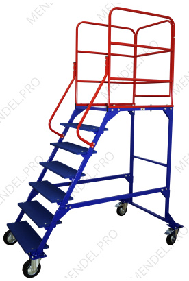 Лестница передвижная ЛР 6.1 (6 ступеней 1 марш)